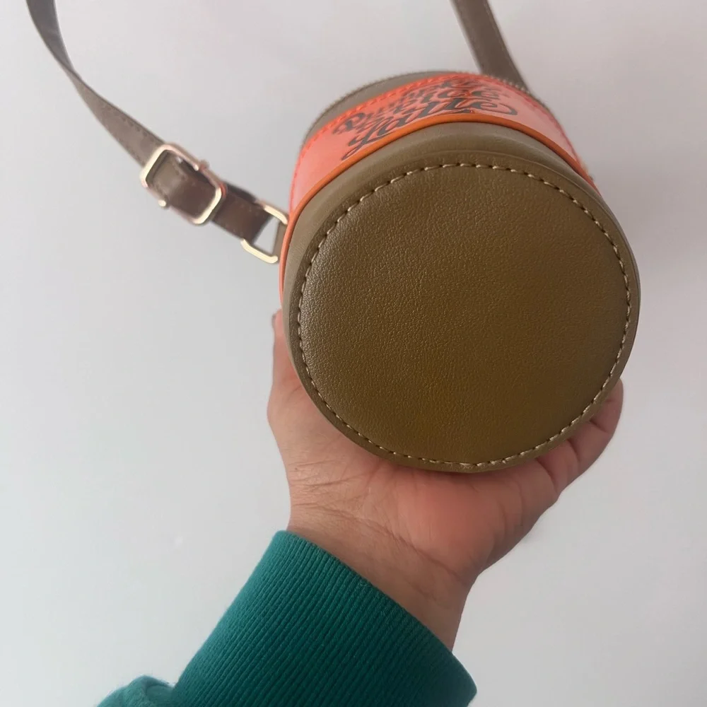 MAD Engine Pumpkin Spice Crossbody Bag - Orange and White